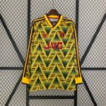 Retro Lange Ärmel Fußballtrikots Arsenal Auswärts Adidas 1991-93
