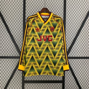 Retro Lange Ärmel Fußballtrikots Arsenal Auswärts Adidas 1991-93