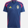 Sverige Auswärts Trikot Away 2024 Adidas - Kurzarm