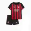 Fußballtrikots AC Milan Kinder Heim Trikotsatz 2025 26 – Kurzarm