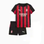 Fußballtrikots AC Milan Kinder Heim Trikotsatz 2025 26 – Kurzarm