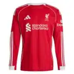 Günstige Fußballtrikots Liverpool Heim Trikot Home 2025 2026 – Langarm