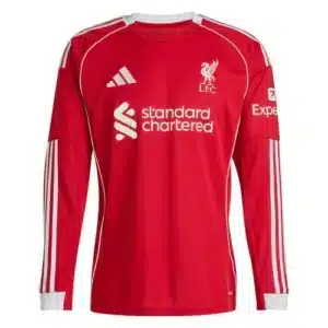 Günstige Fußballtrikots Liverpool Heim Trikot Home 2025 2026 – Langarm
